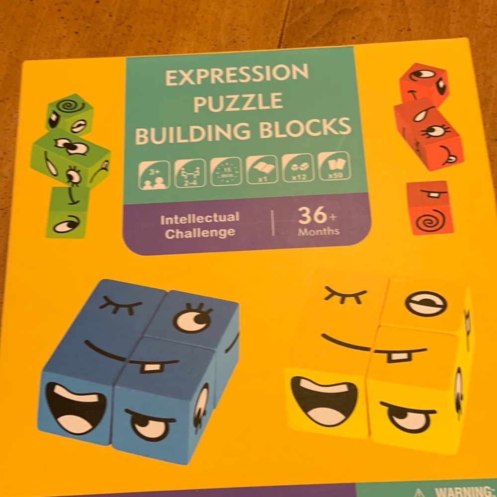 Expression puzzle game building block fun challenging
